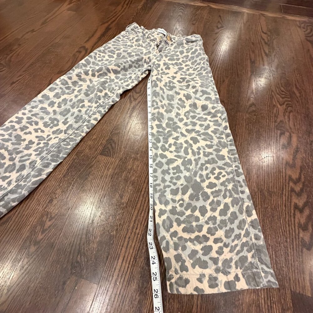 Abercrombie Kids Baggy Leopard Print Jeans | Girls Size 14 | Low Rise - Picture 6 of 8